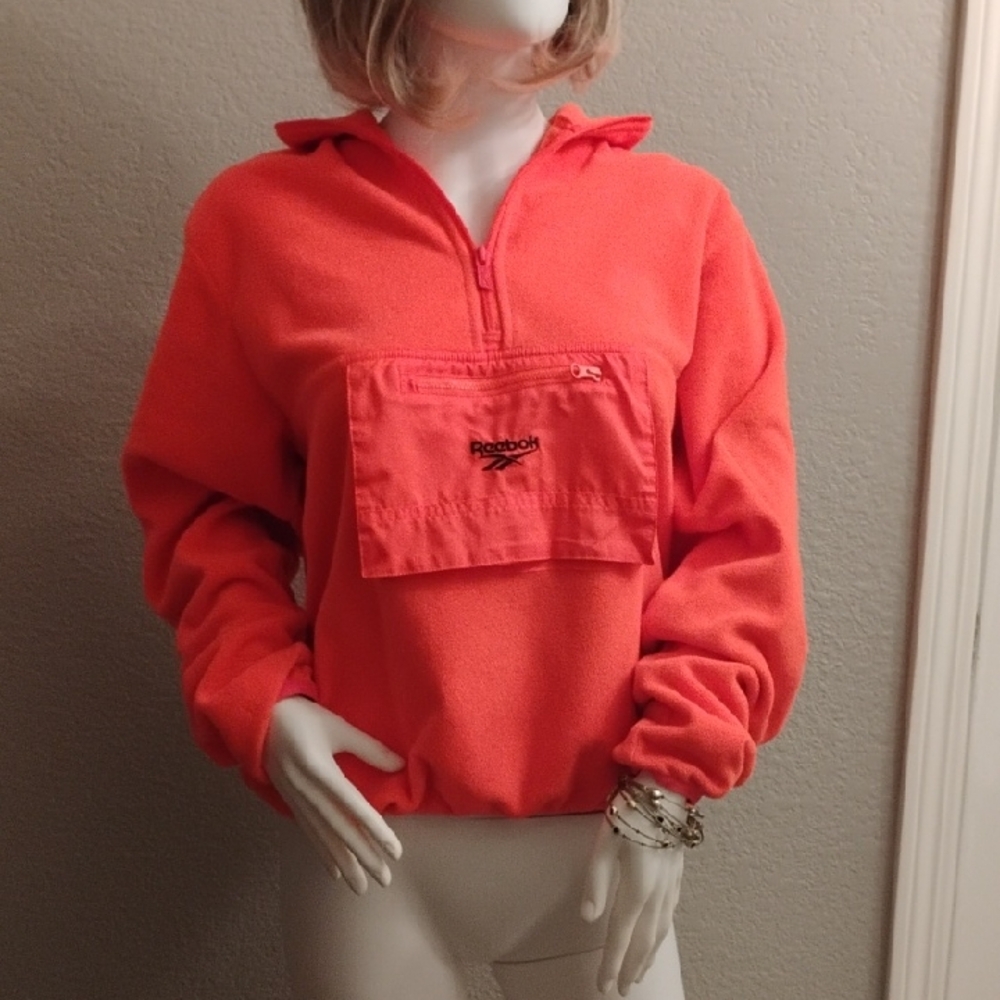 Reebok Women's Vibrant Orange Hoodie